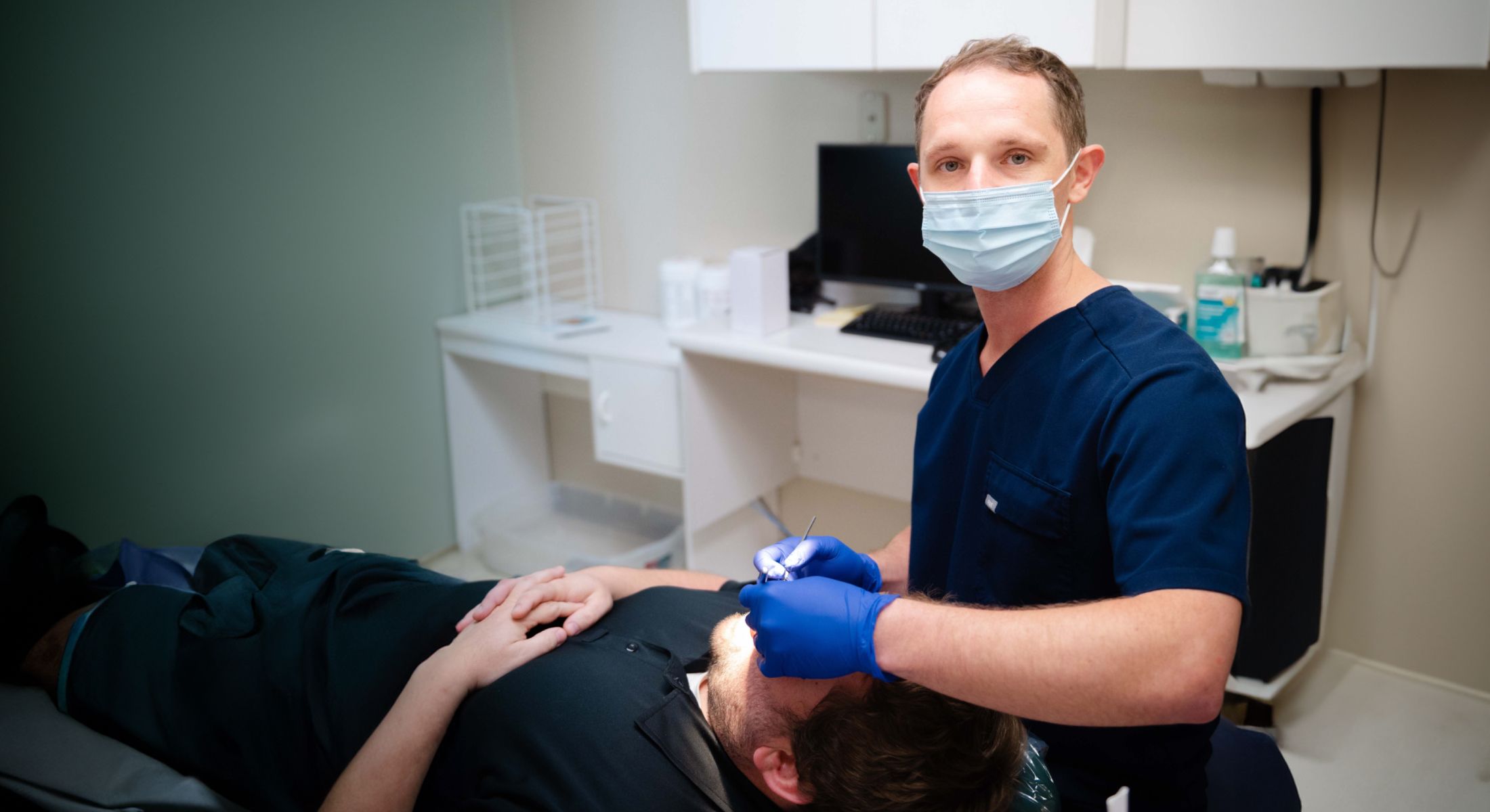 madison, IN dentist Dr. Paul Wehner treating a patient